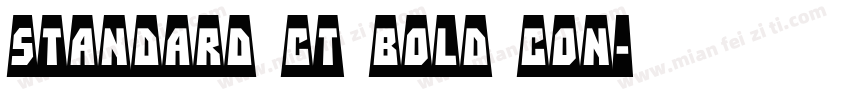 Standard CT Bold Con字体转换